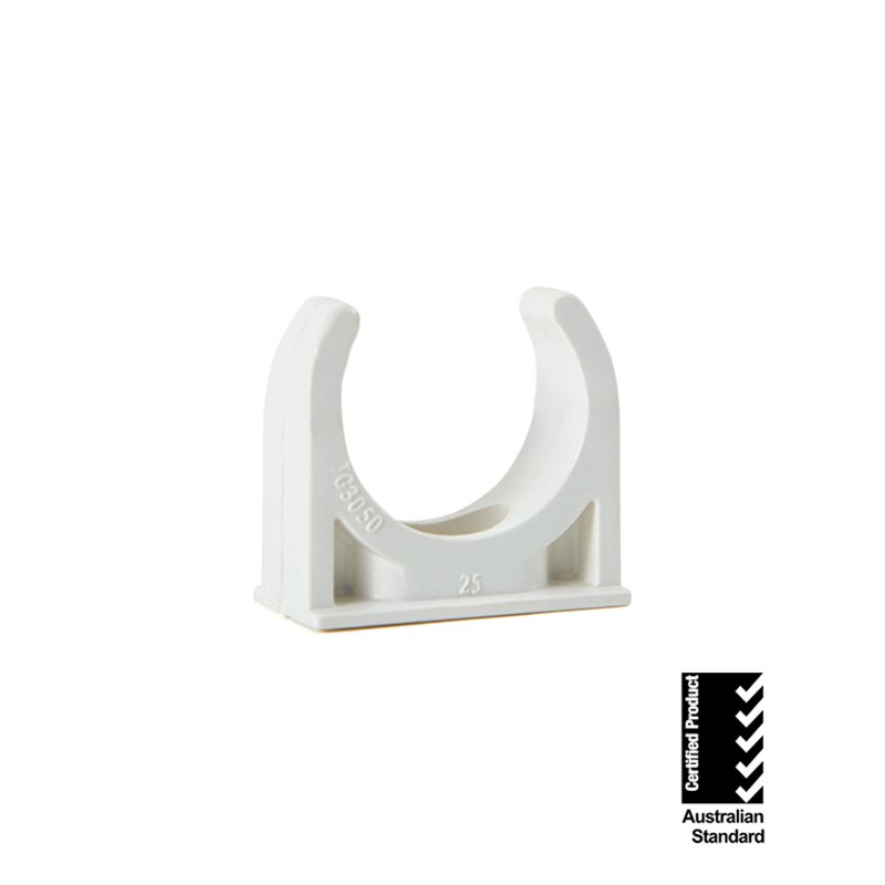 U conduit clip white