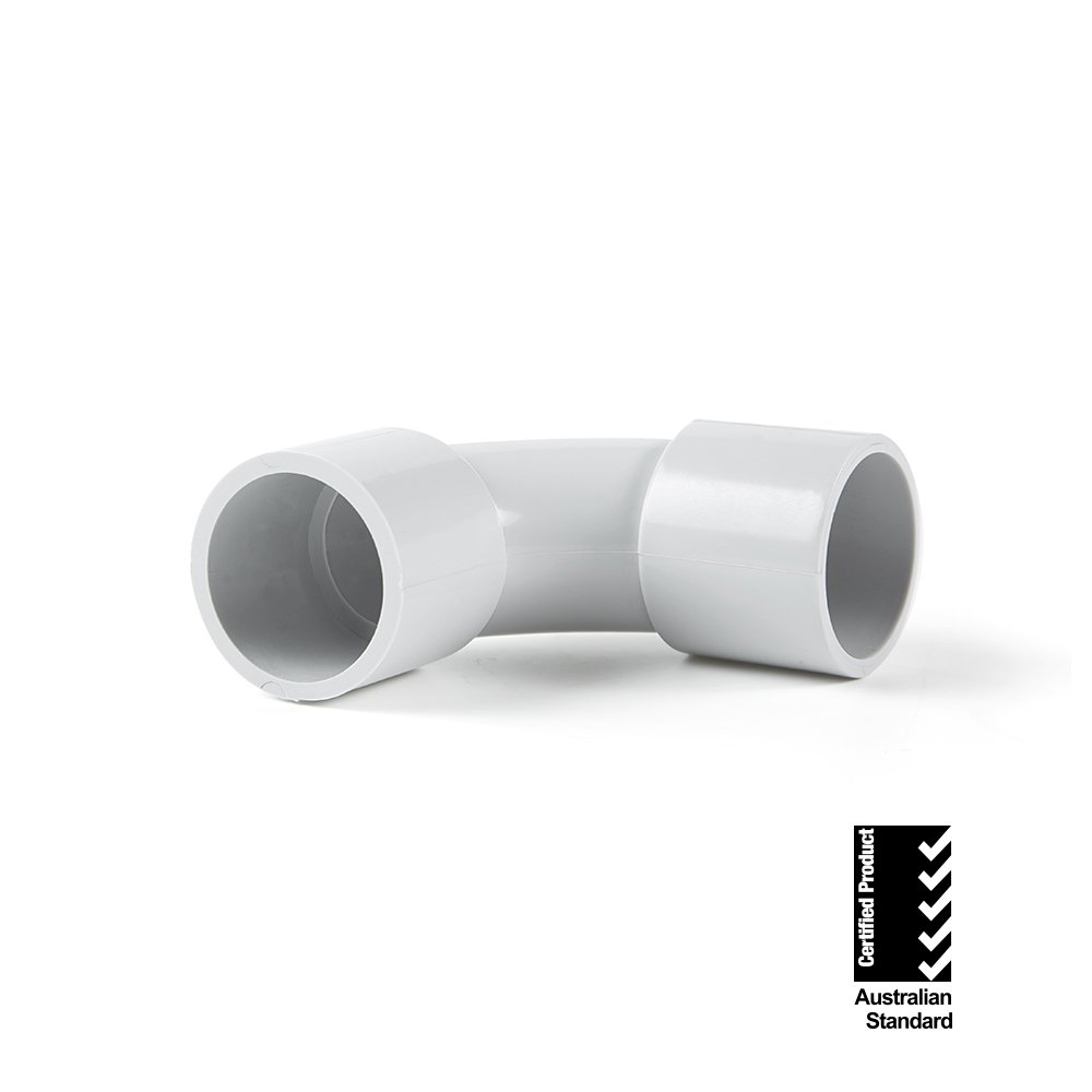 as-nzs 2053 pvc elbow grey