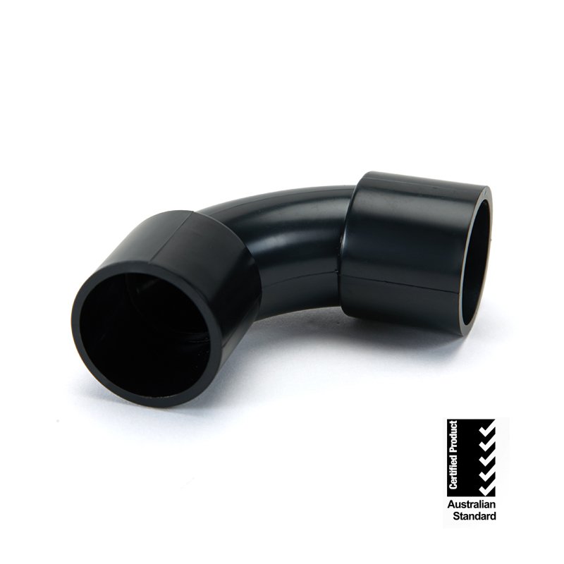 elbow black connector