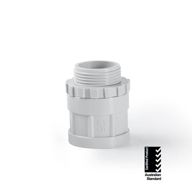 male adapter grey function