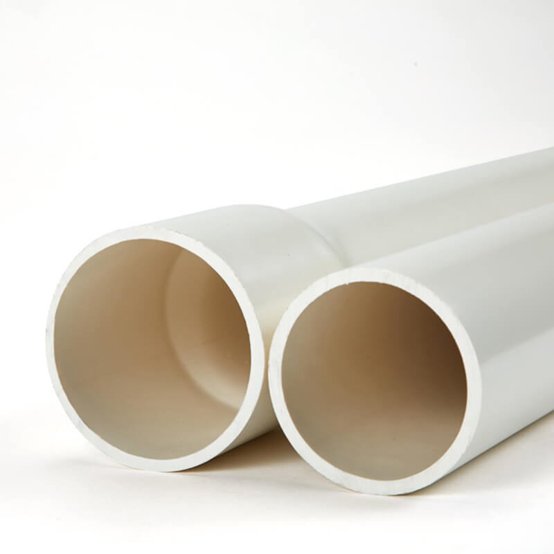 white rigid conduit