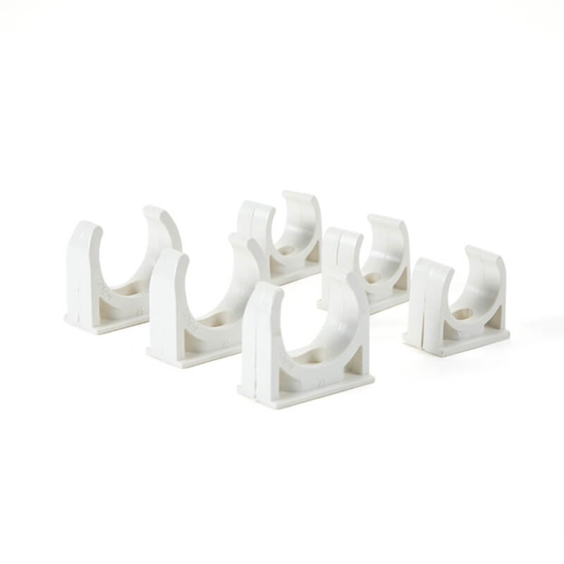 white conduit pipe clip