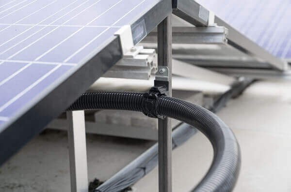 UV solar power solar conduit