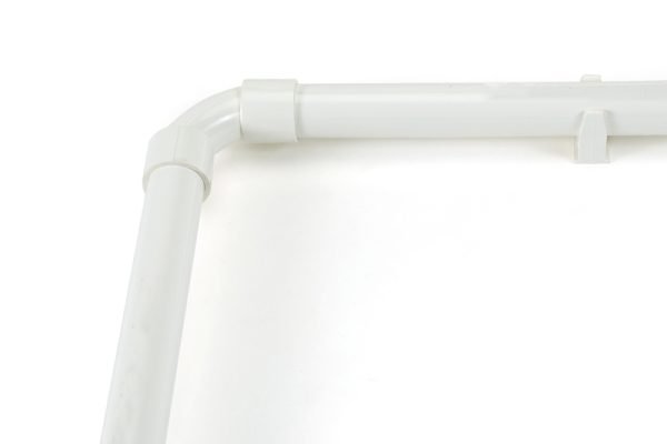 elbow connector white vs sweep bend