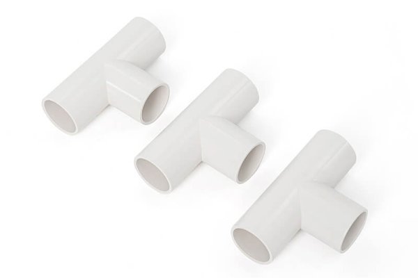 tee fittings showing without lid