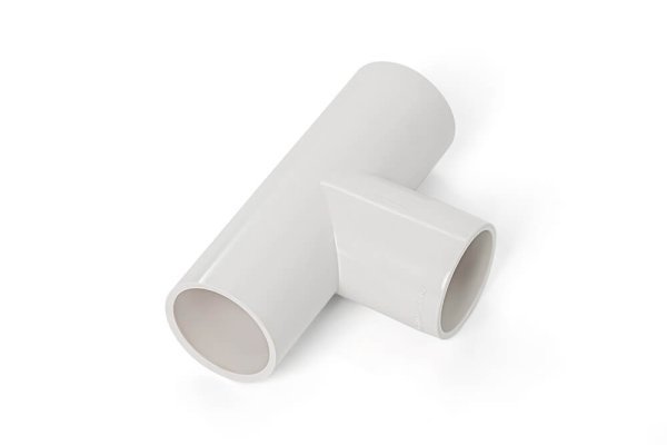 tee fittings without lid white