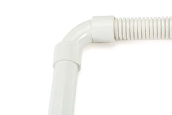 white elbow connetor